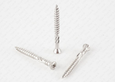 Impulsión de Trox de los tornillos del acero inoxidable de A2 A4, tipo 17 tornillos del Decking con la hélice de las costillas