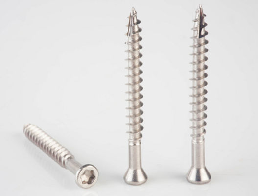 Tornillos de acero inoxidables del conglomerado de la impulsión de la estrella de A2 A4 con Decking de 6 semillas